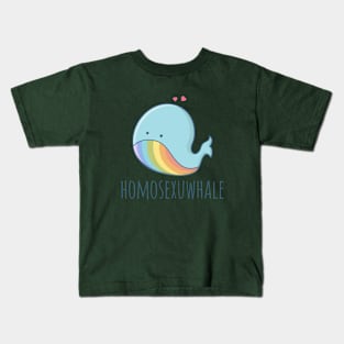 Homosexuwhale Kids T-Shirt